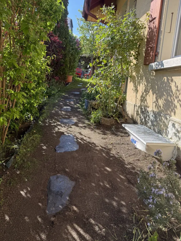 Compactage et préparation de la surface après travaux souterrains
